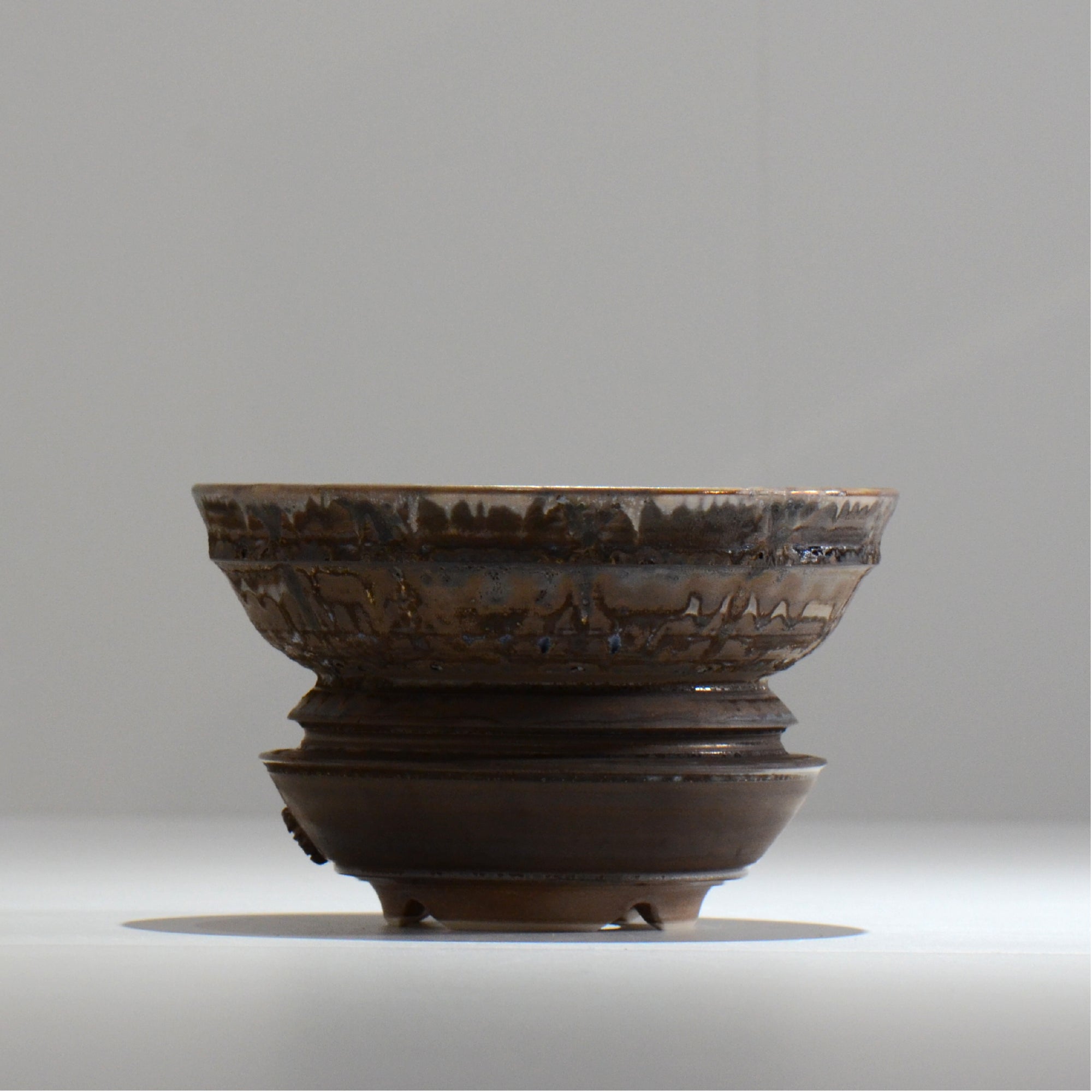 陶房Kibi / マルチエッジS003_14 / M / 約 φ14cm / 植木鉢