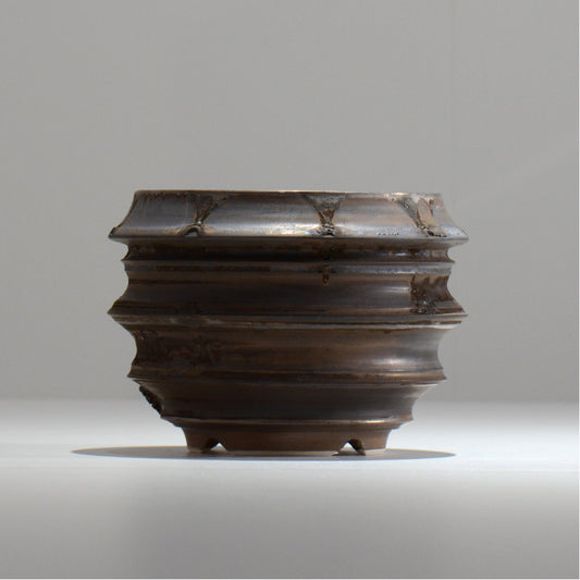 陶房Kibi / マルチエッジS004_18 / M / 約 φ11.7cm / 植木鉢