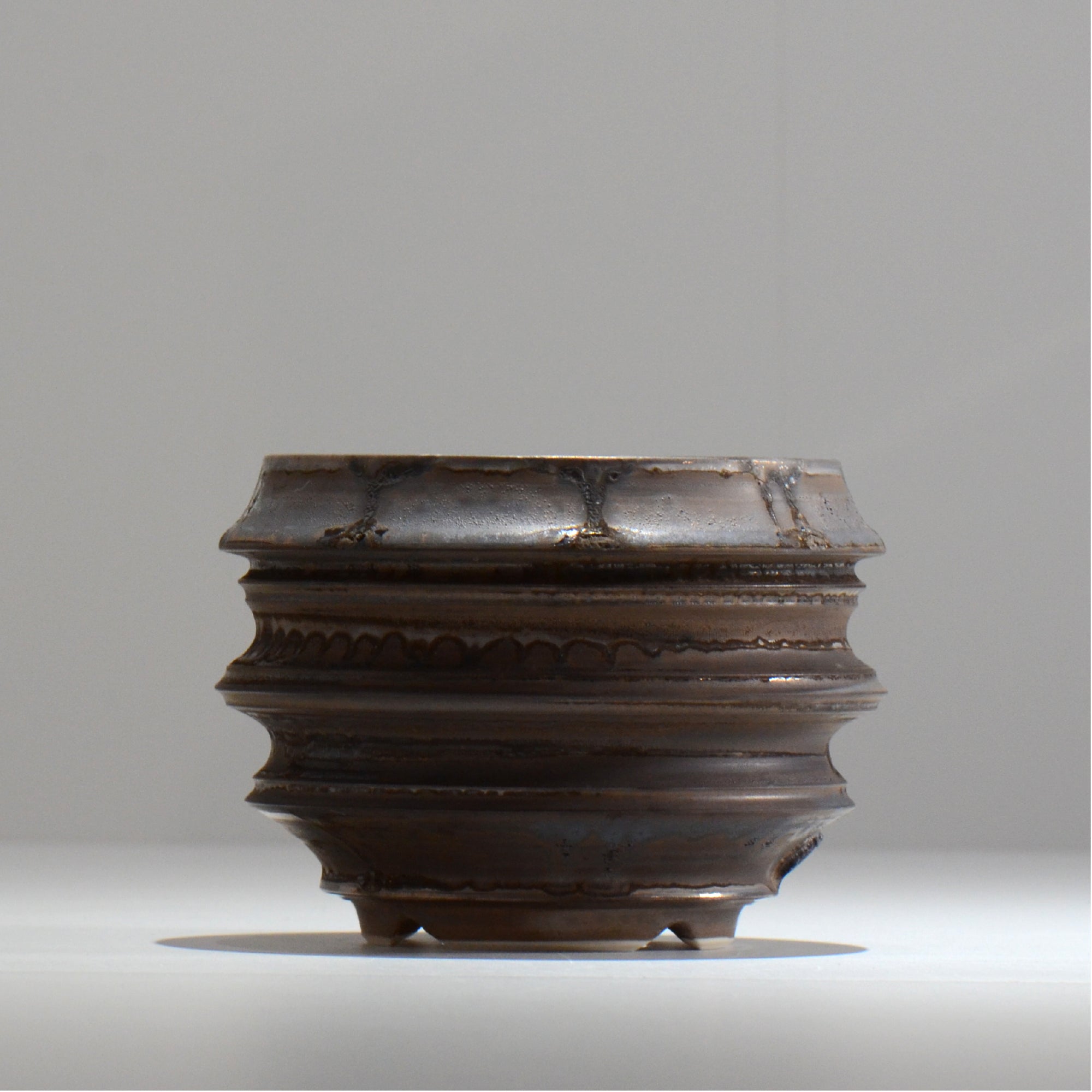 陶房Kibi / マルチエッジS004_20 / M / 約 φ13.8cm / 植木鉢