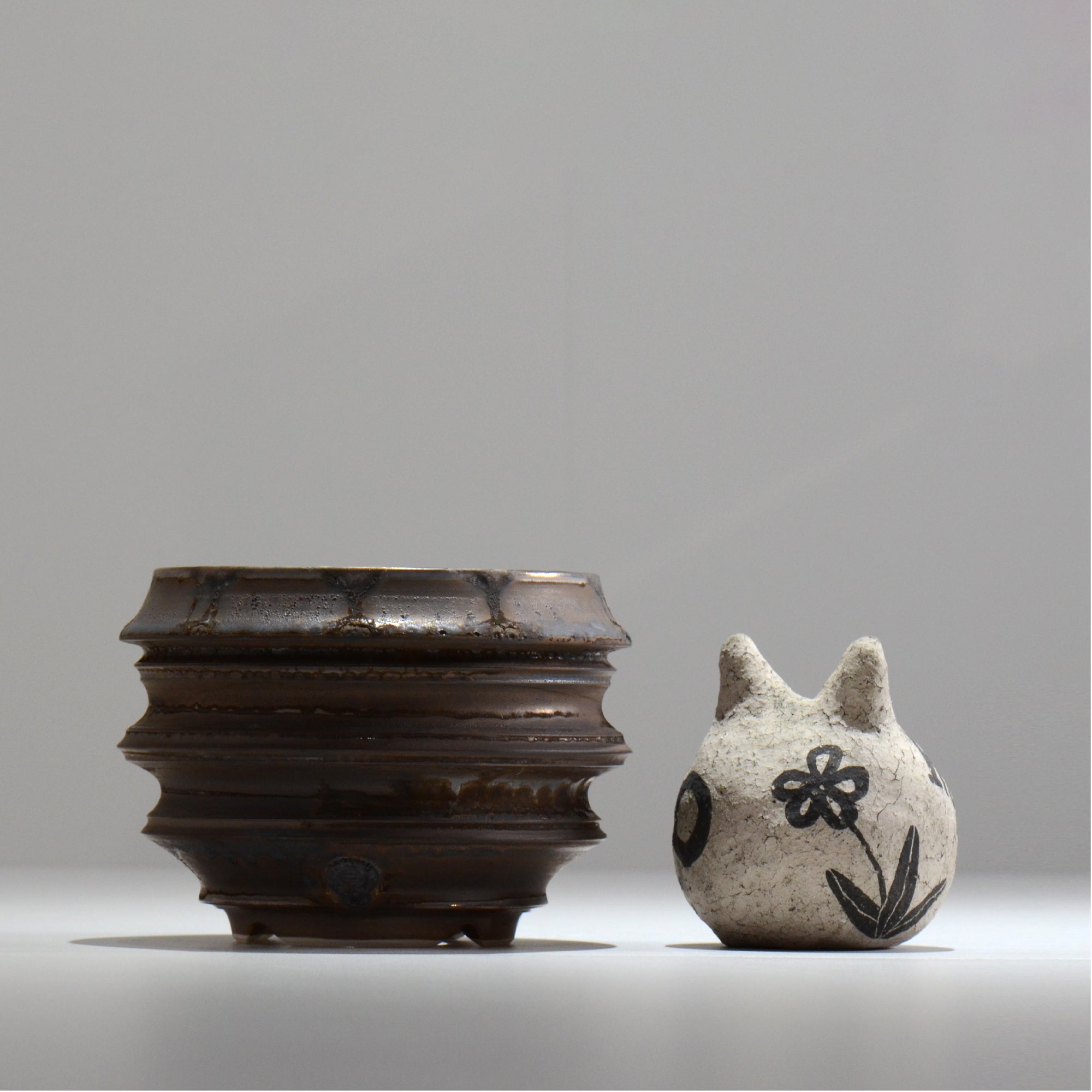 陶房Kibi / マルチエッジS004_20 / M / 約 φ13.8cm / 植木鉢 – ハチラボ