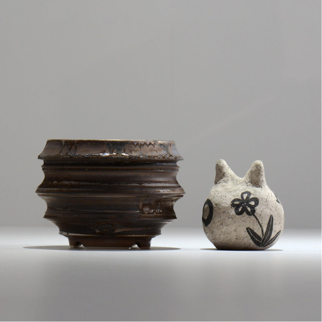 陶房Kibi / マルチエッジS004_21 / M / 約 φ11.7cm / 植木鉢