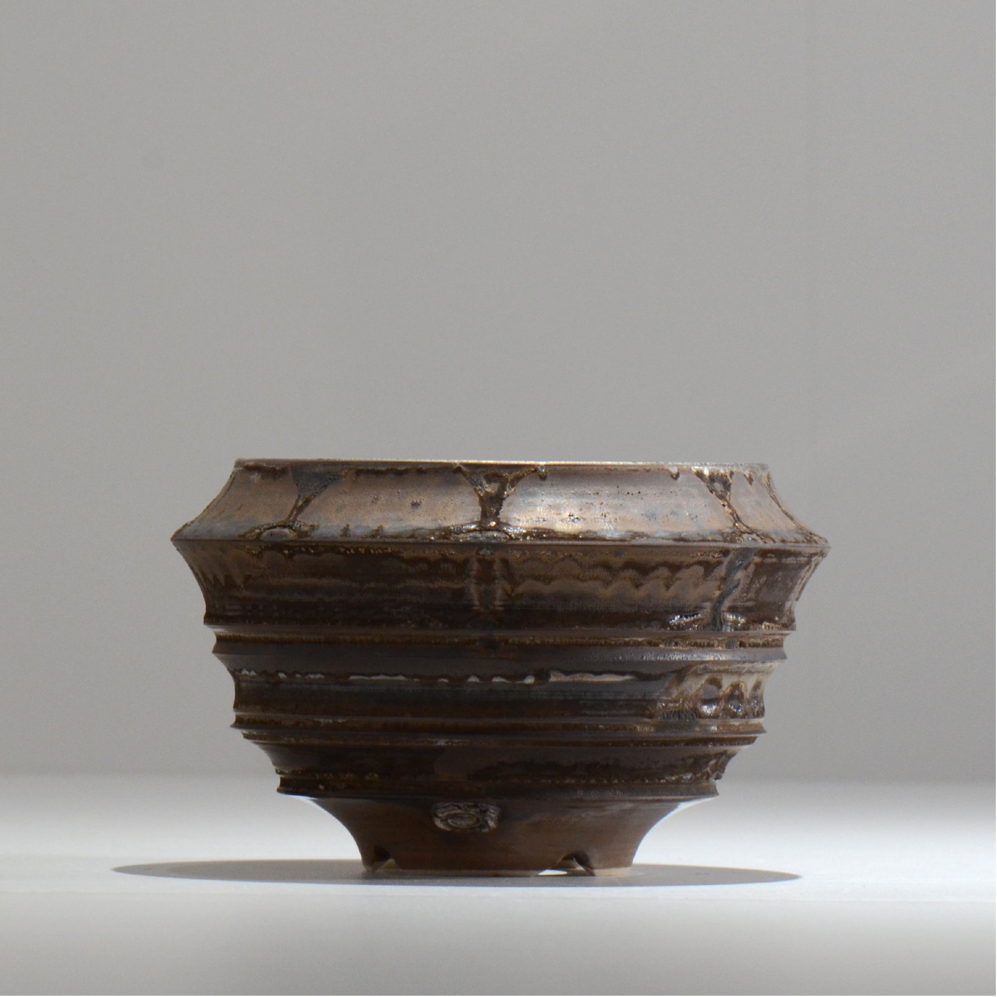 陶房Kibi / マルチエッジS006_25 / M / 約 φ14.6cm / 植木鉢