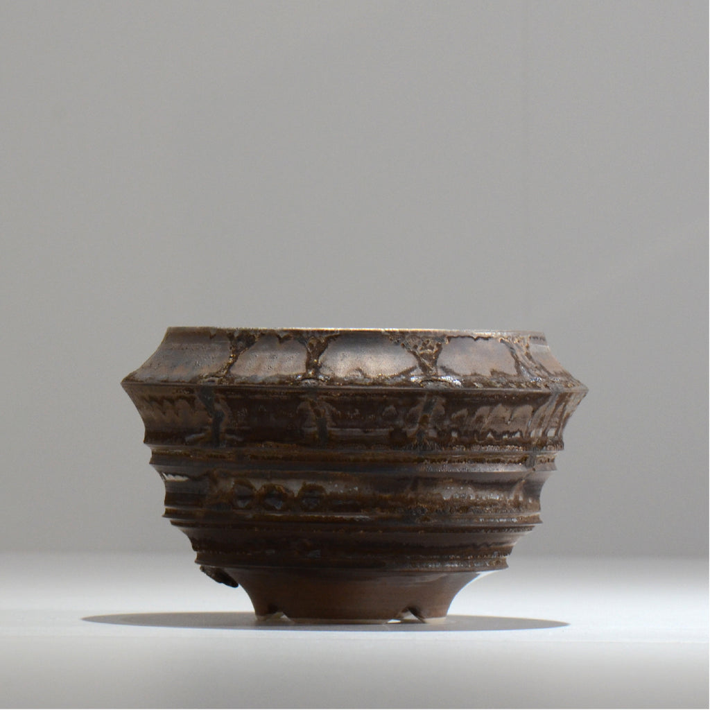 陶房Kibi / マルチエッジS006_25 / M / 約 φ14.6cm / 植木鉢