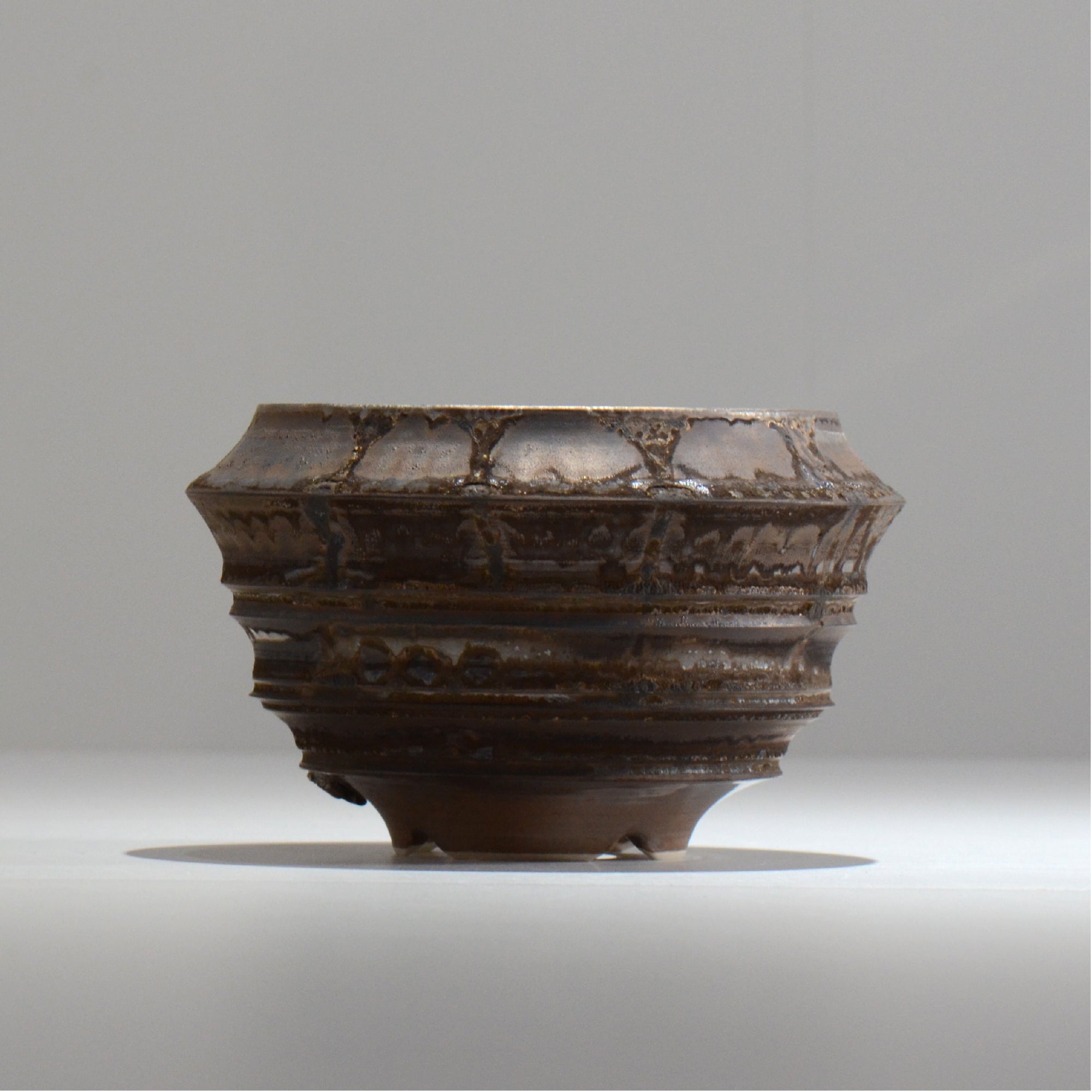 陶房Kibi / マルチエッジS006_25 / M / 約 φ11.6cm / 植木鉢