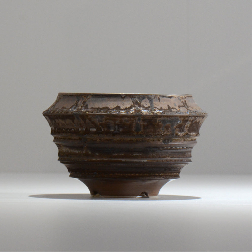 陶房Kibi / マルチエッジS006_25 / M / 約 φ11.6cm / 植木鉢