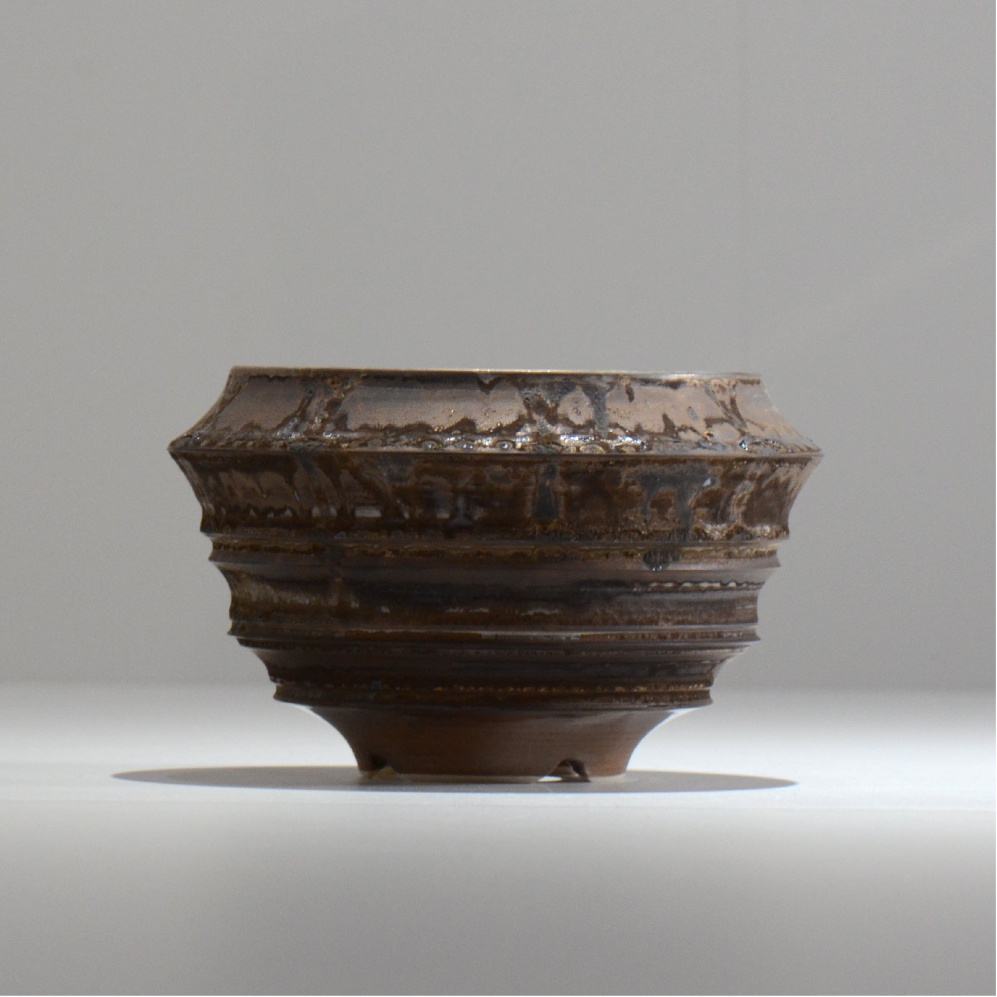 陶房Kibi / マルチエッジS006_25 / M / 約 φ11.6cm / 植木鉢