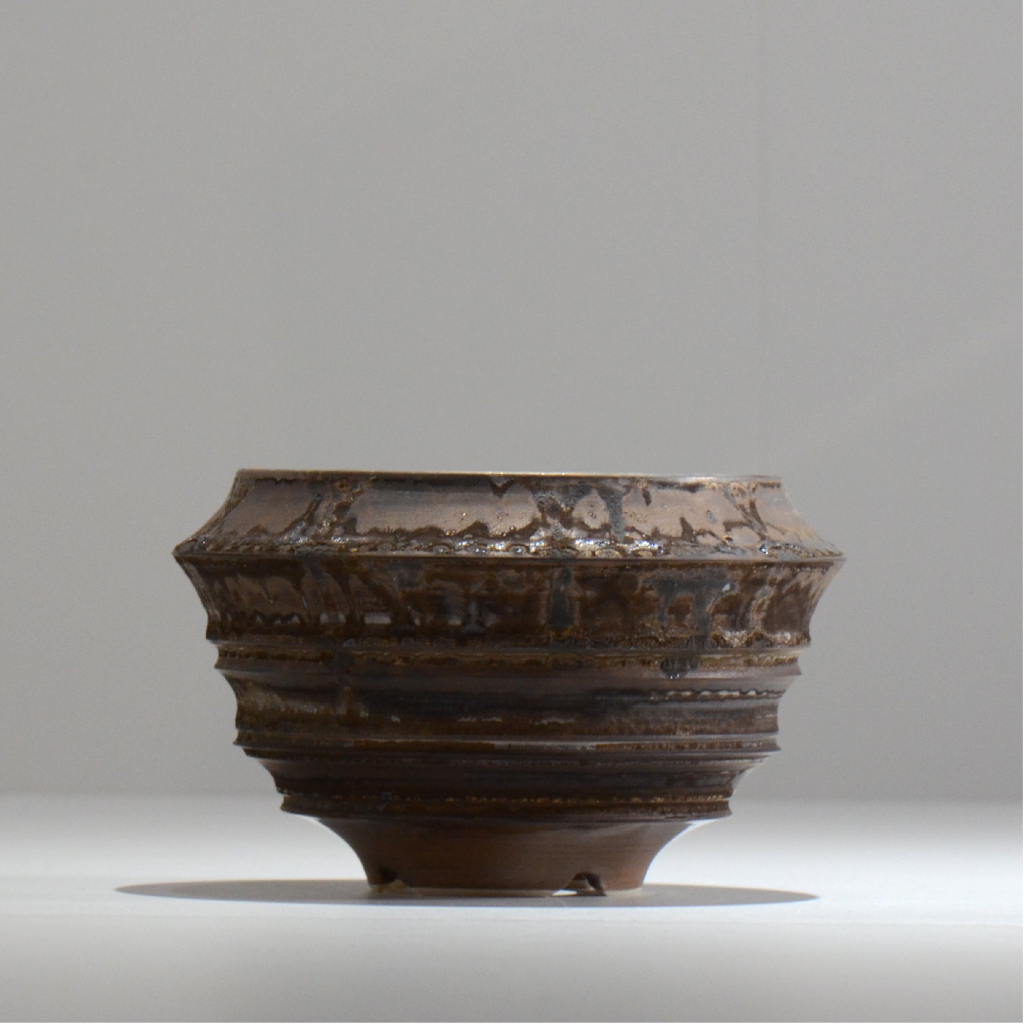 陶房Kibi / マルチエッジS006_25 / M / 約 φ14.6cm / 植木鉢