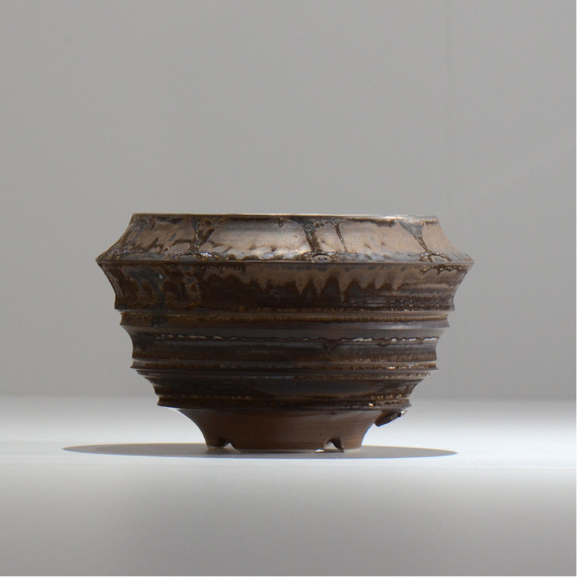 陶房Kibi / マルチエッジS006_25 / M / 約 φ11.6cm / 植木鉢