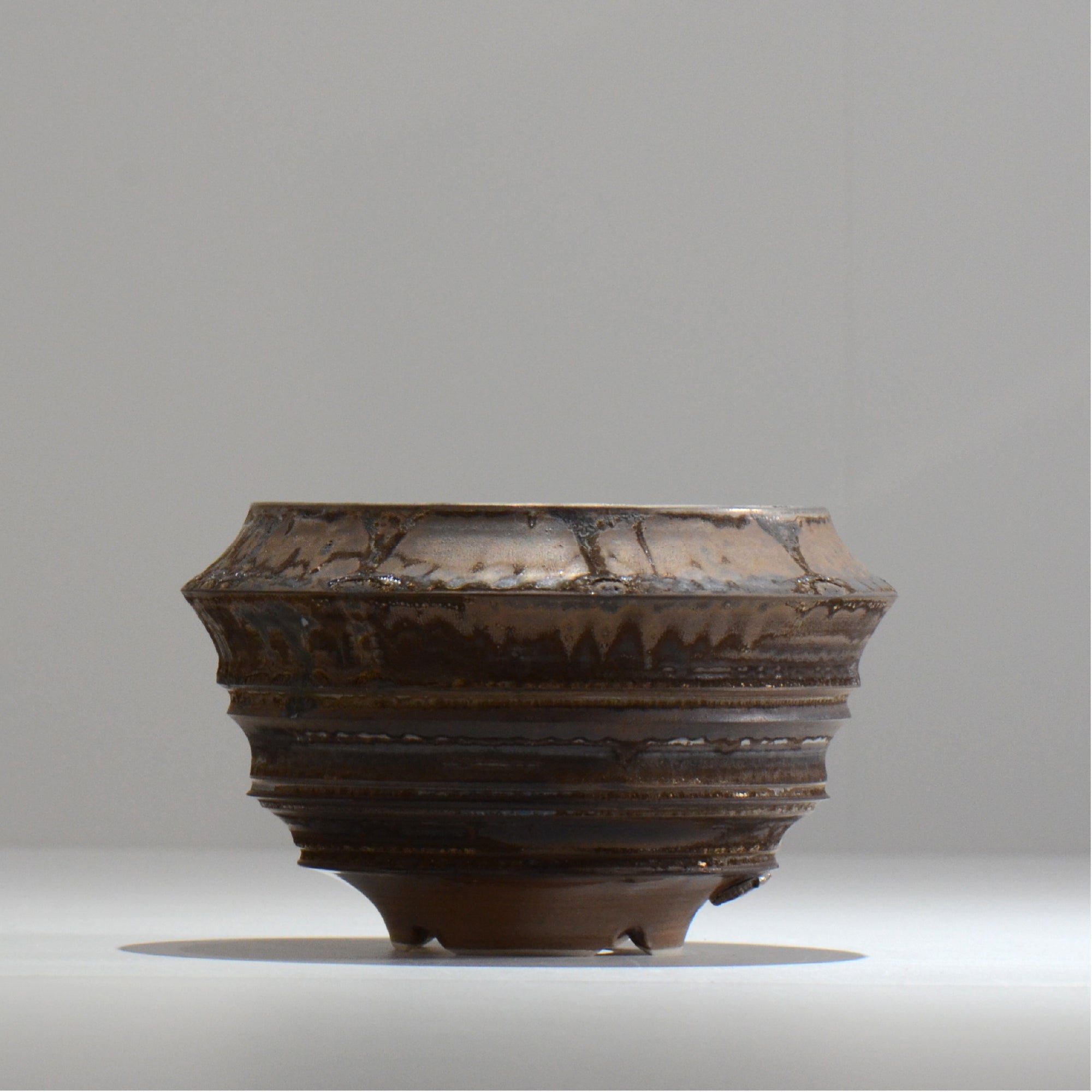 陶房Kibi / マルチエッジS006_25 / M / 約 φ14.6cm / 植木鉢