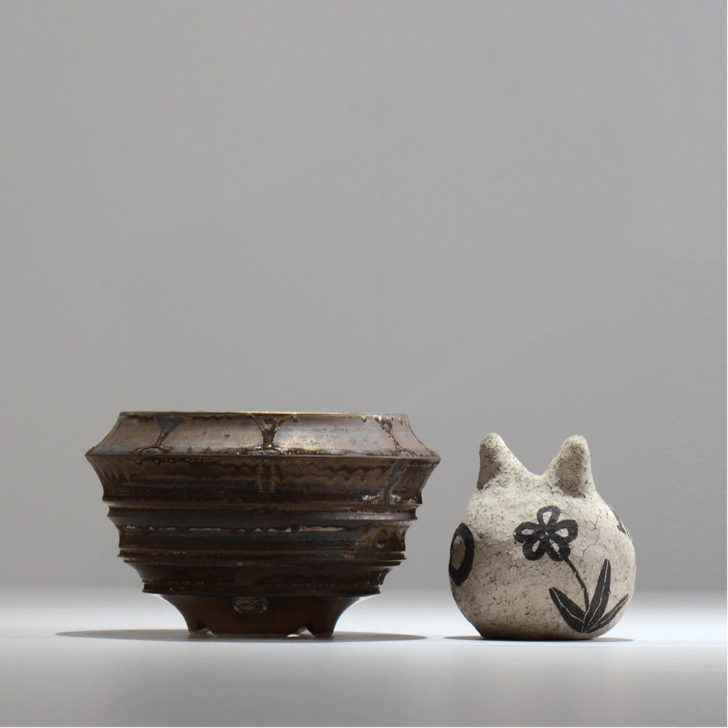 陶房Kibi / マルチエッジS006_25 / M / 約 φ14.6cm / 植木鉢