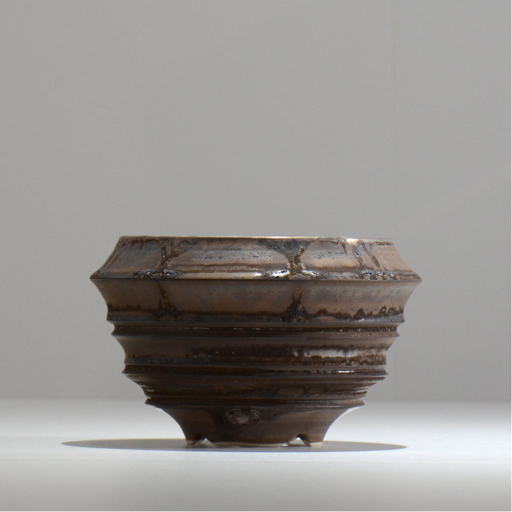 陶房Kibi / マルチエッジS006_27 / M / 約 φ14.6cm / 植木鉢