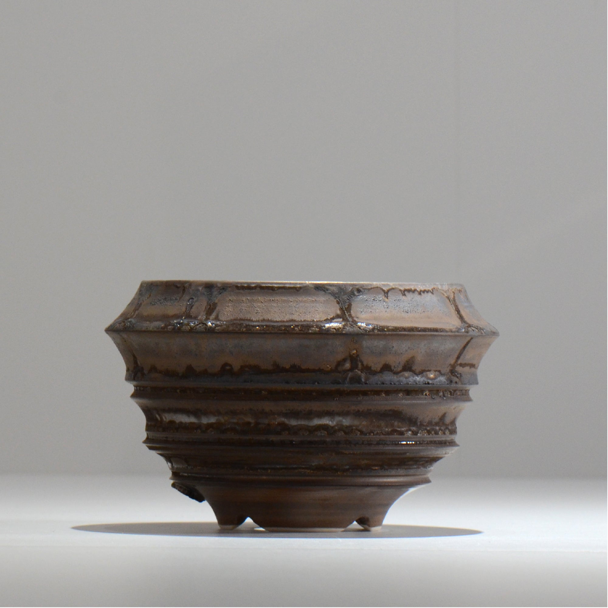 陶房Kibi / マルチエッジS006_27 / M / 約 φ14.6cm / 植木鉢