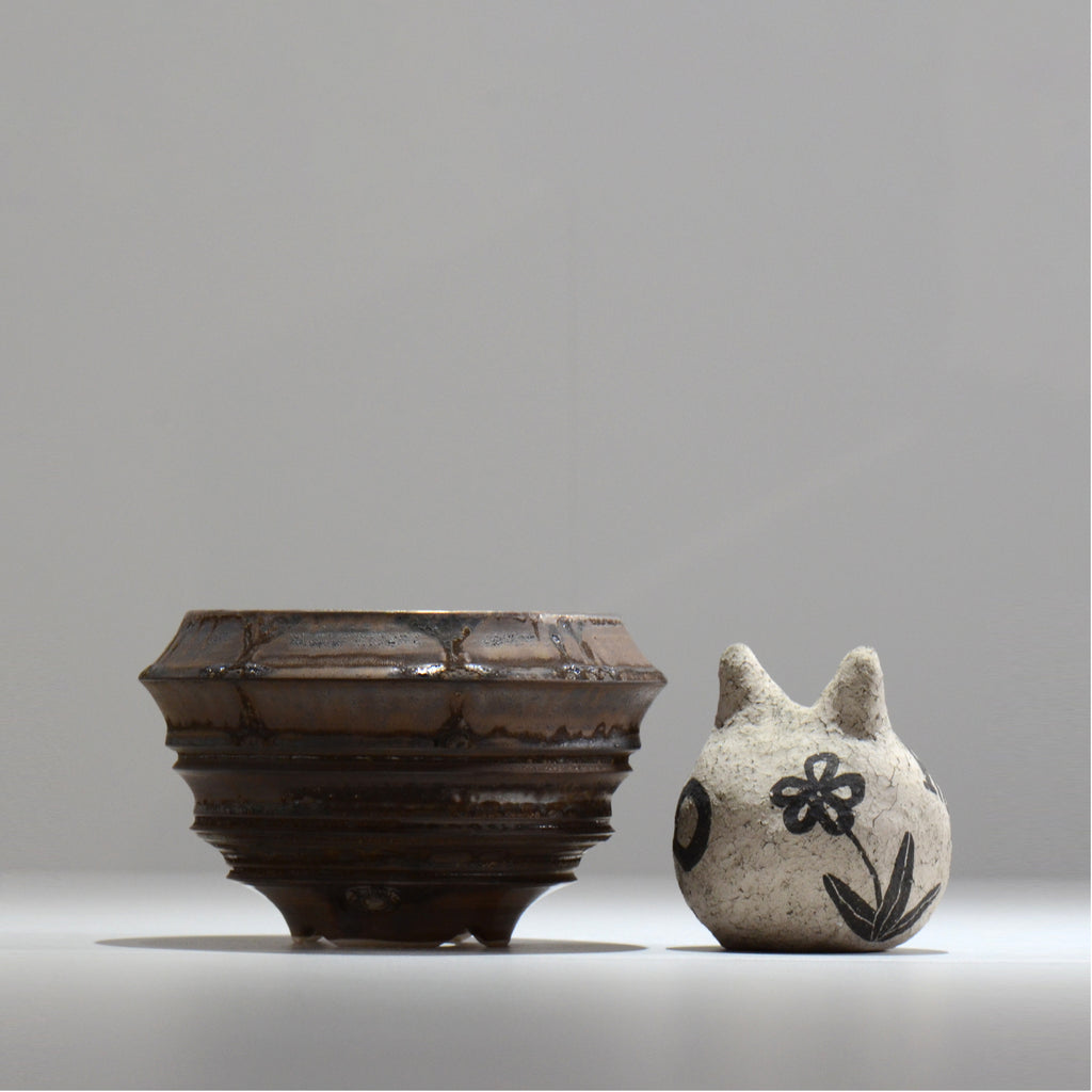 陶房Kibi / マルチエッジS006_27 / M / 約 φ14.6cm / 植木鉢