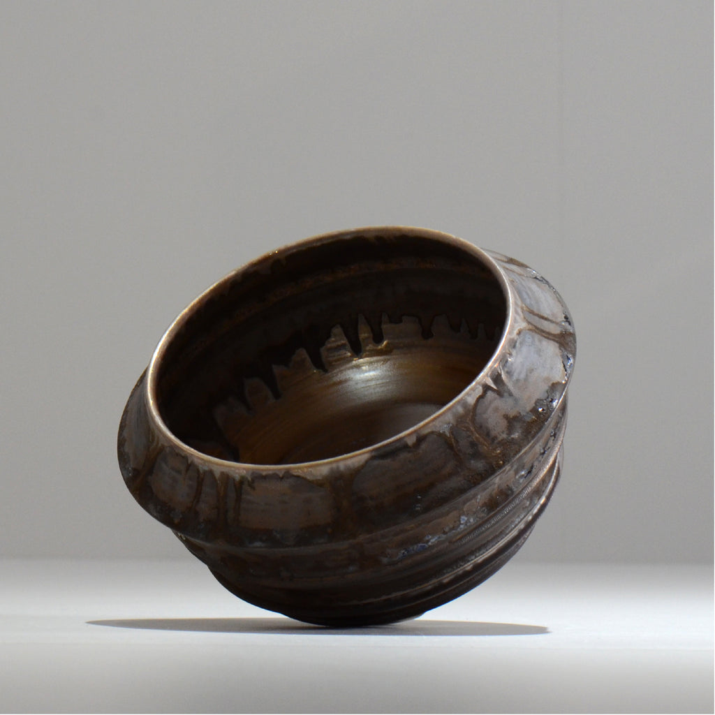 陶房Kibi / マルチエッジS006_29 / M / 約 φ14.7cm / 植木鉢