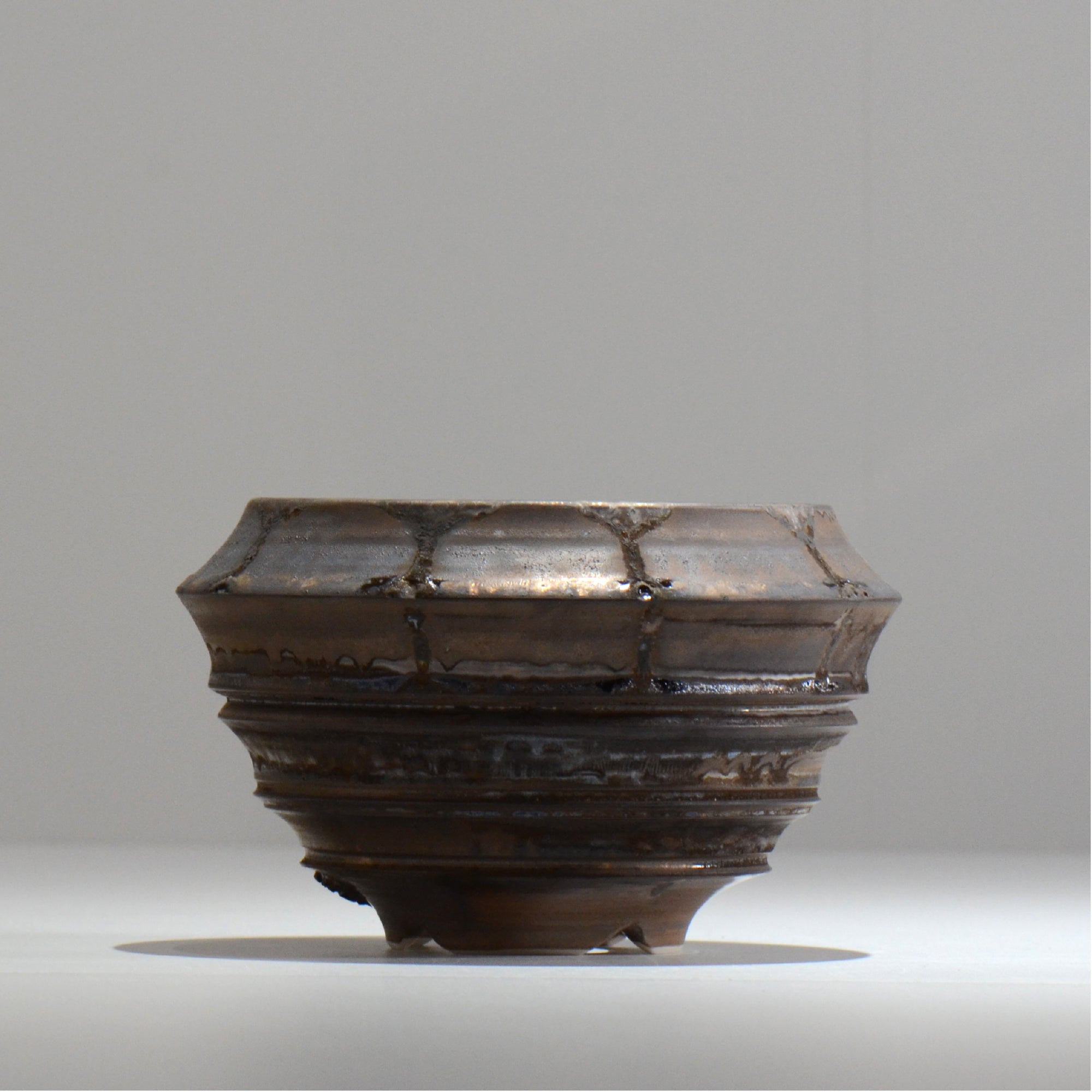 陶房Kibi / マルチエッジS006_30 / M / 約 φ14.7cm / 植木鉢