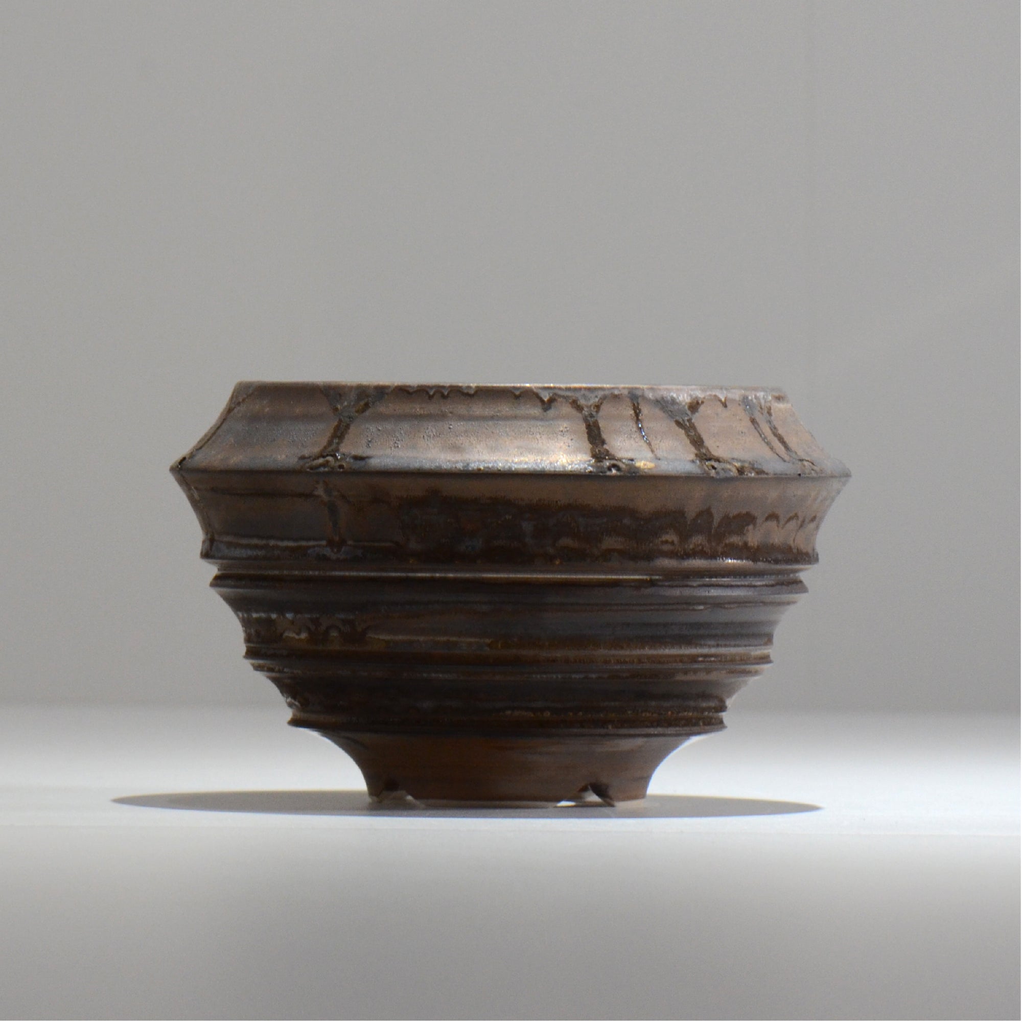 陶房Kibi / マルチエッジS006_30 / M / 約 φ11.7cm / 植木鉢