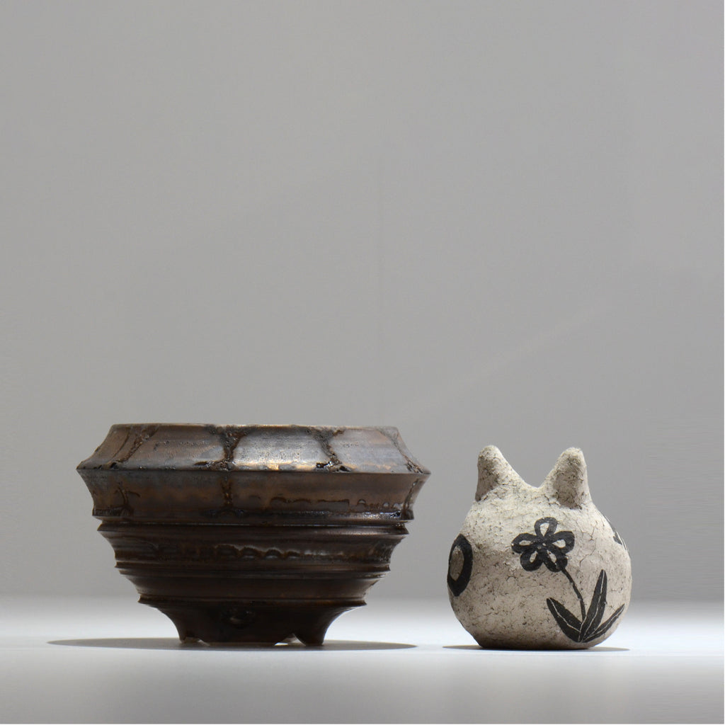 陶房Kibi / マルチエッジS006_30 / M / 約 φ14.7cm / 植木鉢