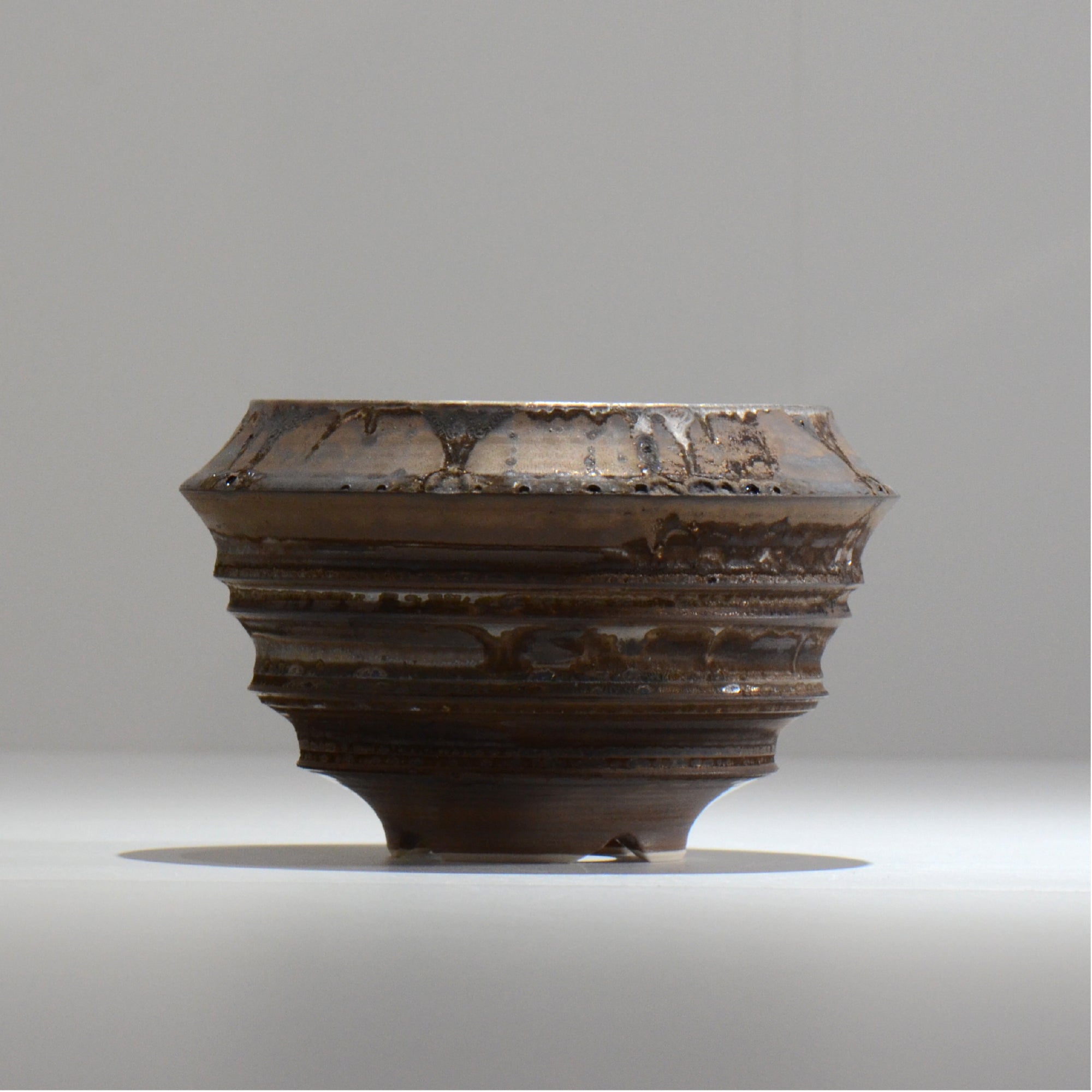 陶房Kibi / マルチエッジS006_31 / M / 約 φ11.7cm / 植木鉢