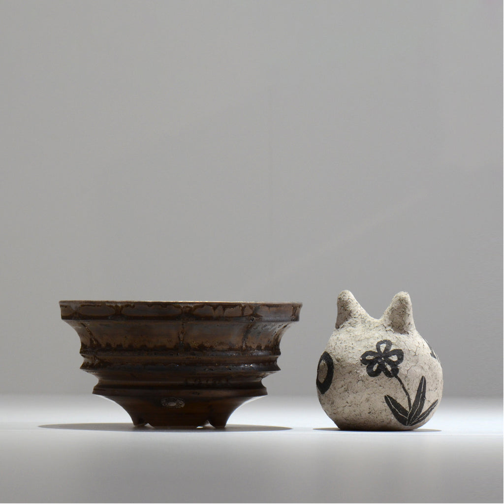 陶房Kibi / マルチエッジS008_41 / M / 約 φ14.7cm / 植木鉢