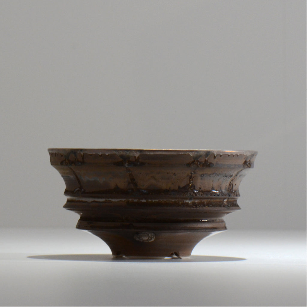 陶房Kibi / マルチエッジS008_43 / M / 約 φ14.7cm / 植木鉢