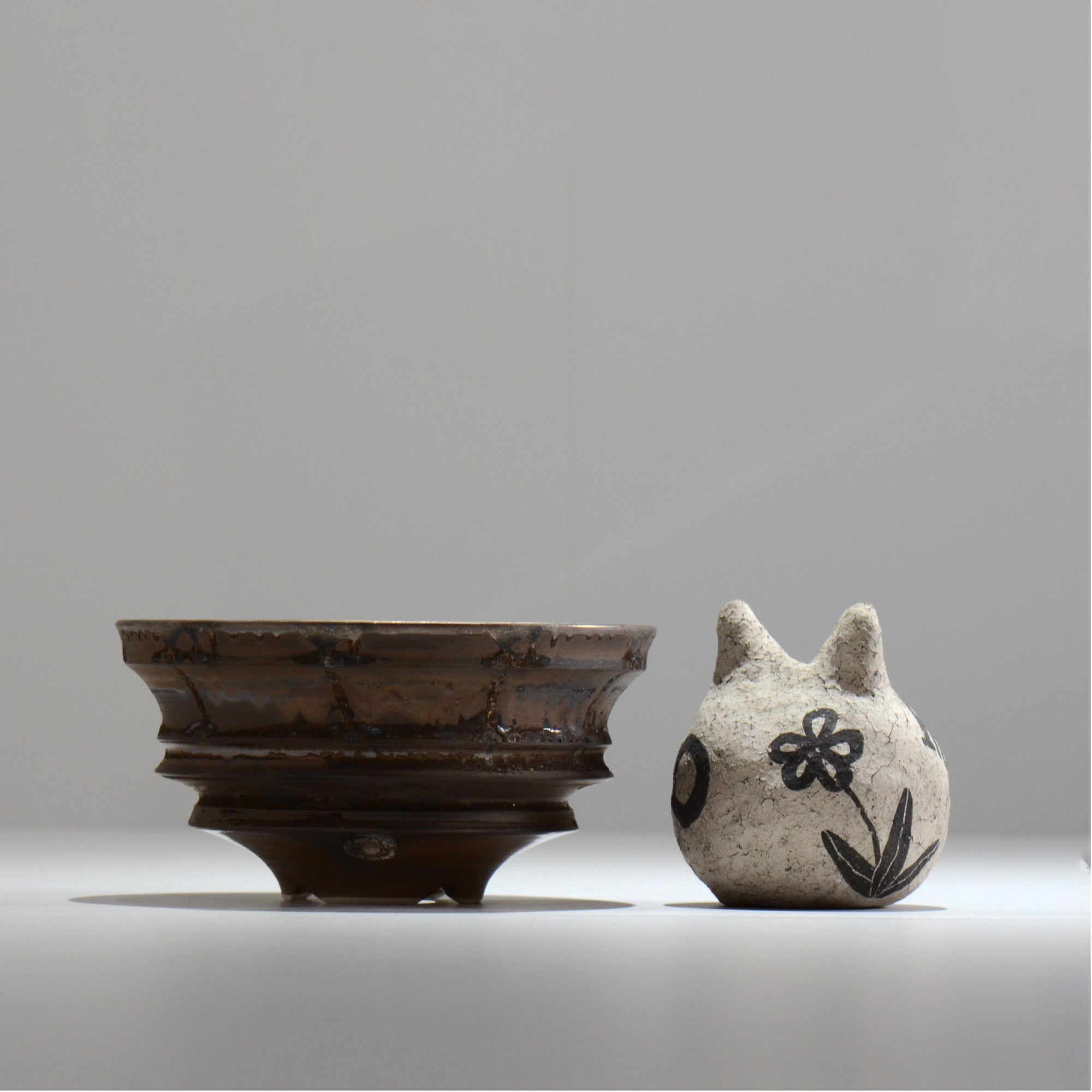 陶房Kibi / マルチエッジS008_43 / M / 約 φ14.7cm / 植木鉢