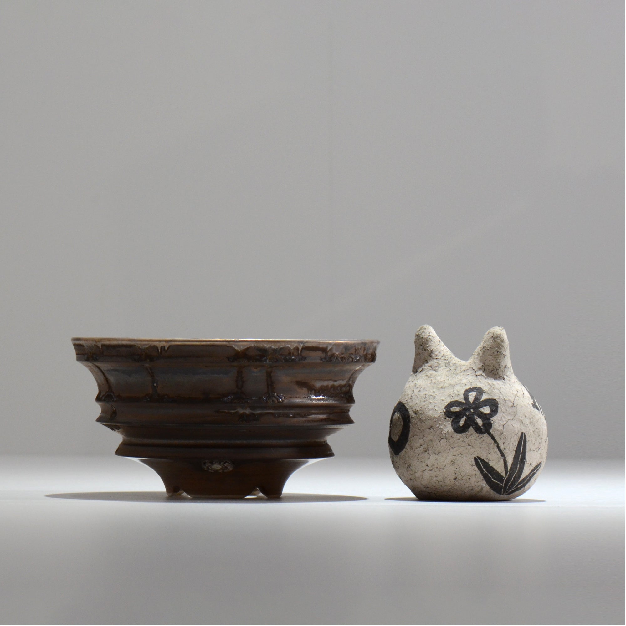 陶房Kibi / マルチエッジS008_45 / M / 約 φ14.8cm / 植木鉢