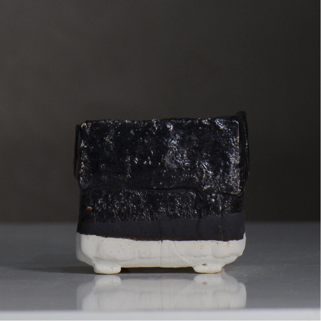 川合 牧人 / cube ツートン / mk2_cb01_s / 約φ9.3cm / 植木鉢