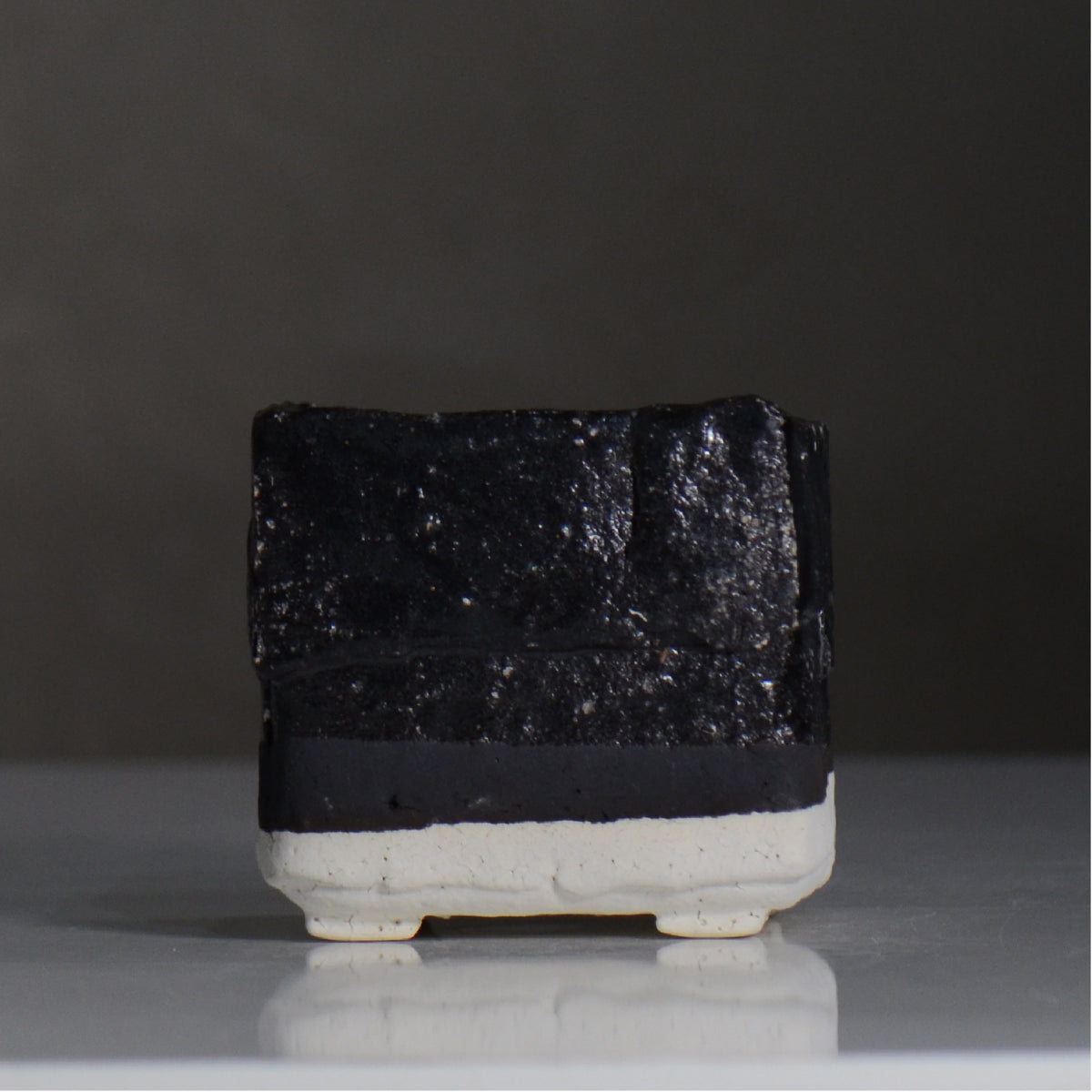 川合 牧人 / cube ツートン / mk2_cb01_s / 約φ9.3cm / 植木鉢