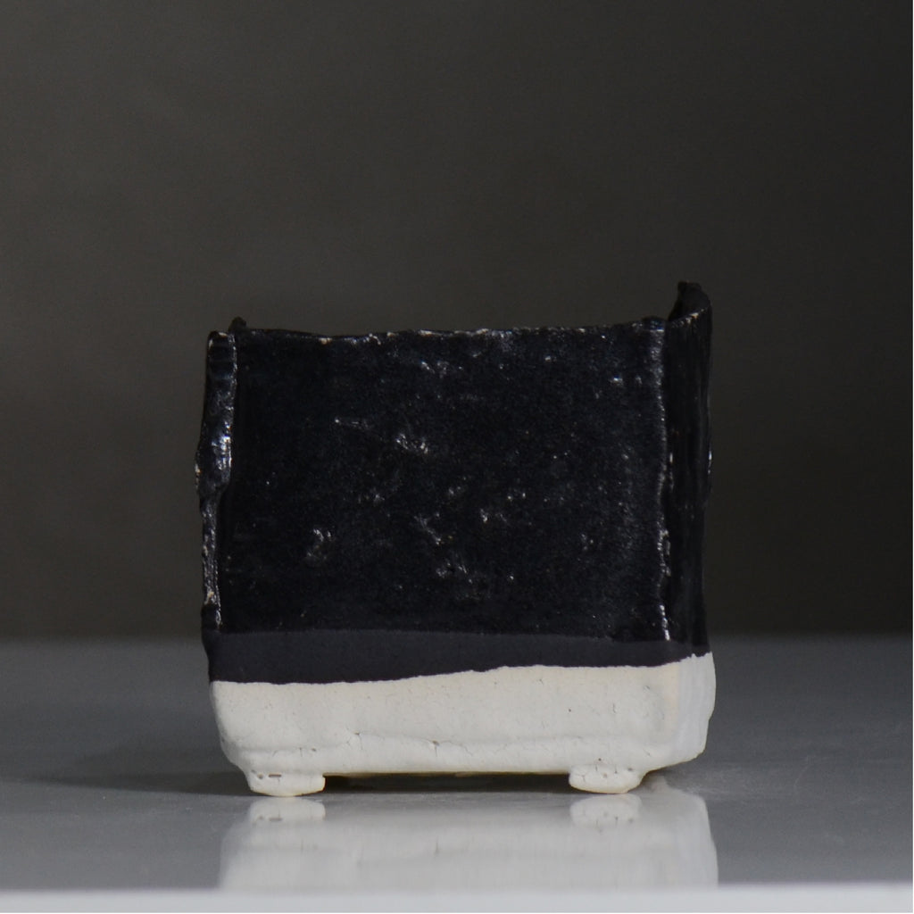 川合 牧人 / cube ツートン / mk2_cb03_s / 約φ9.5cm / 植木鉢