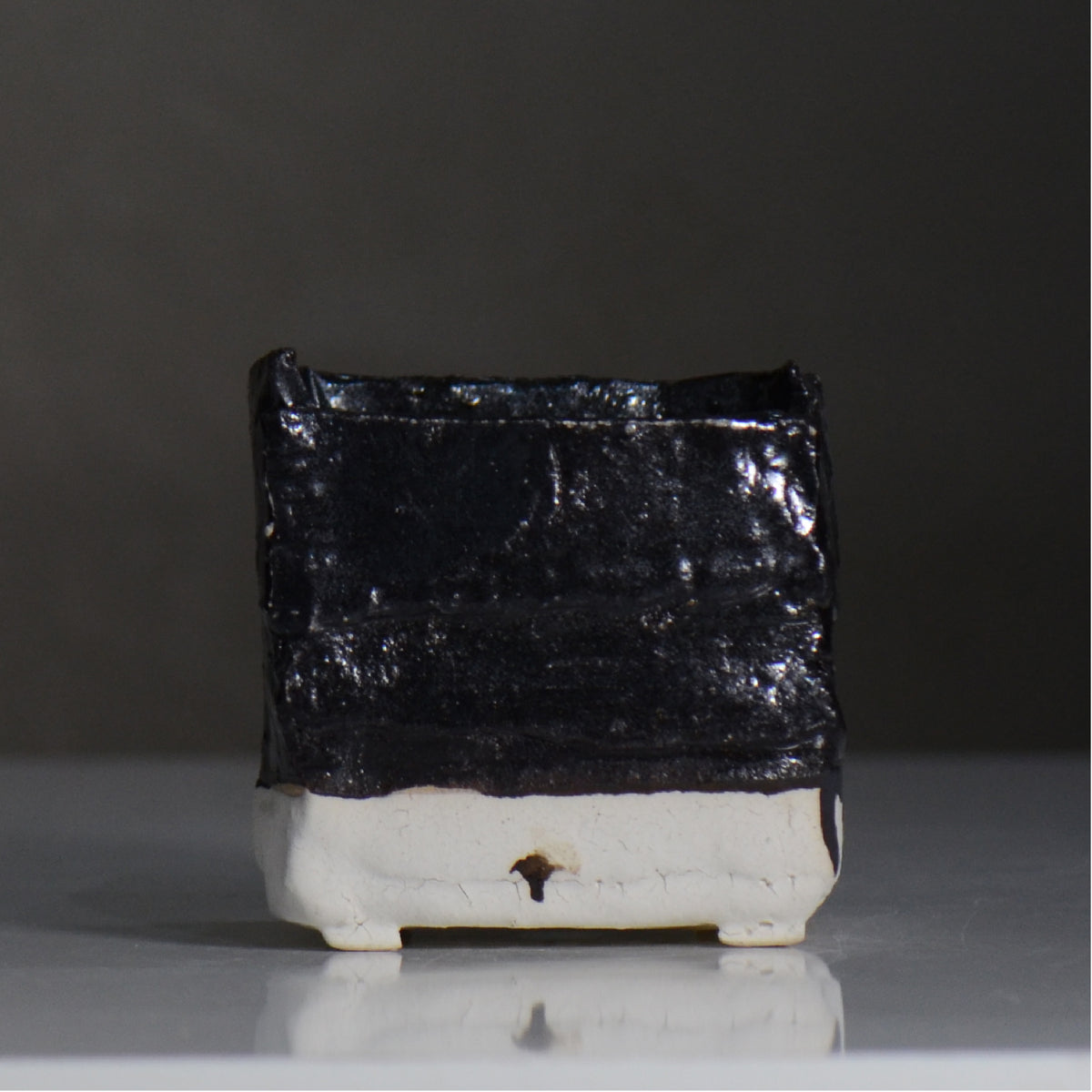 川合 牧人 / cube ツートン / mk2_cb03_s / 約φ9.5cm / 植木鉢