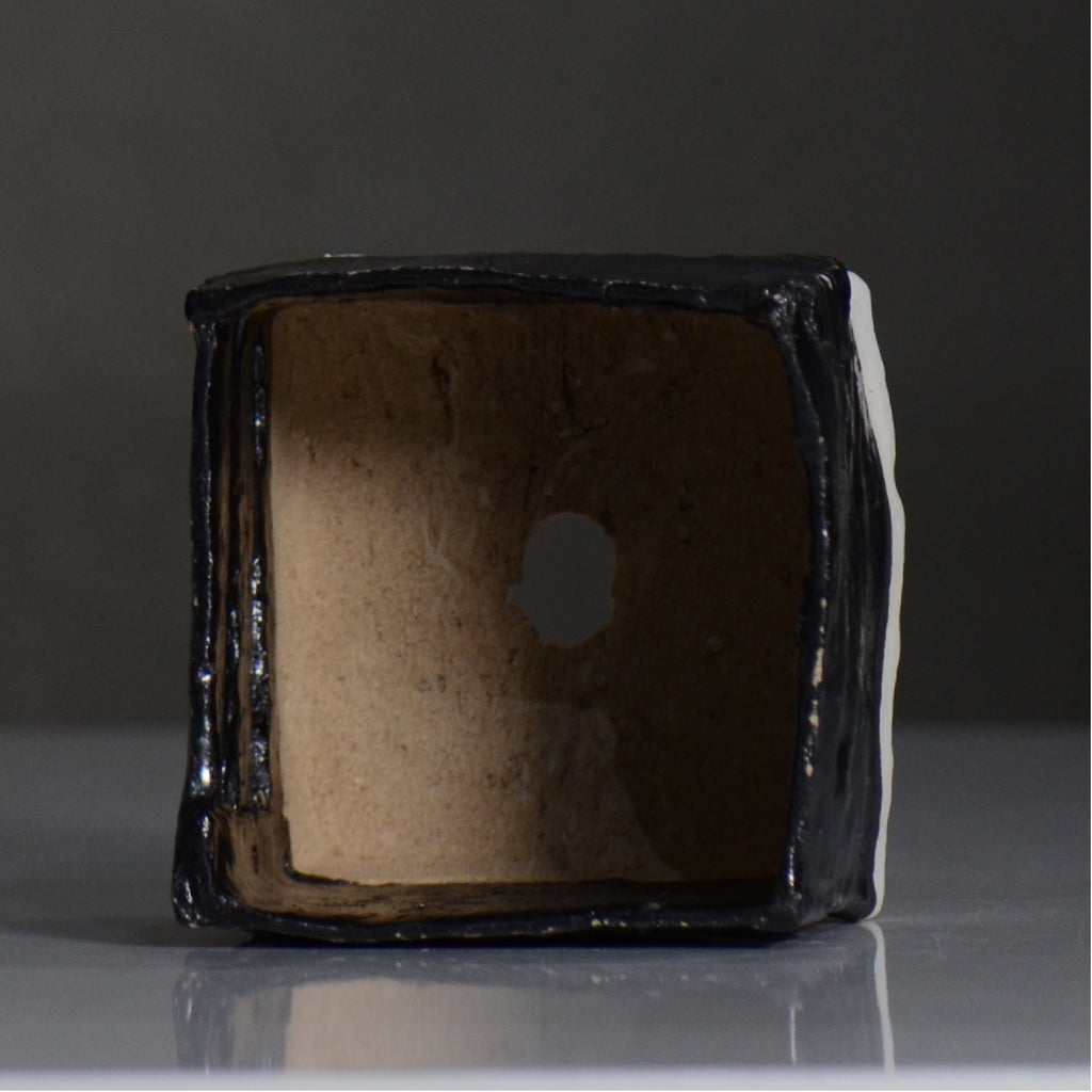 川合 牧人 / cube ツートン / mk2_cb03_s / 約φ9.5cm / 植木鉢