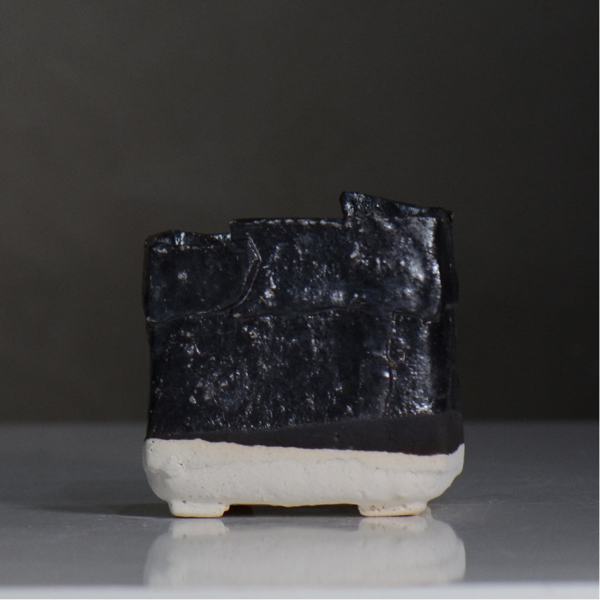 川合 牧人 / cube ツートン / mk2_cb04_s / 約φ9.5cm / 植木鉢