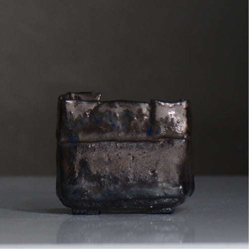川合 牧人 / cube ブロンズ / mk2_cb07_s / 約φ10cm / 植木鉢