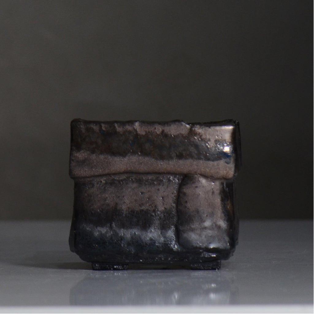 川合 牧人 / cube ブロンズ / mk2_cb07_s / 約φ10cm / 植木鉢