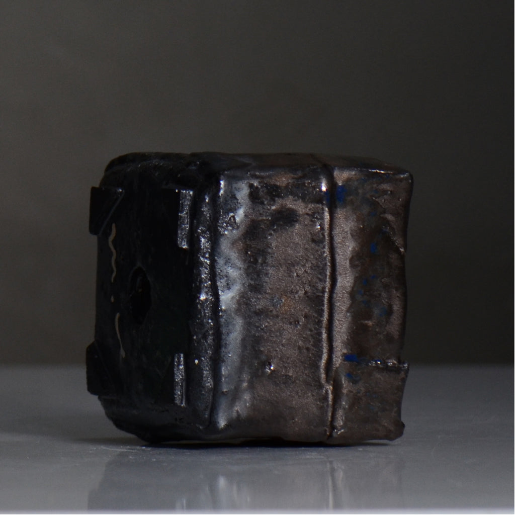 川合 牧人 / cube ブロンズ / mk2_cb07_s / 約φ10cm / 植木鉢