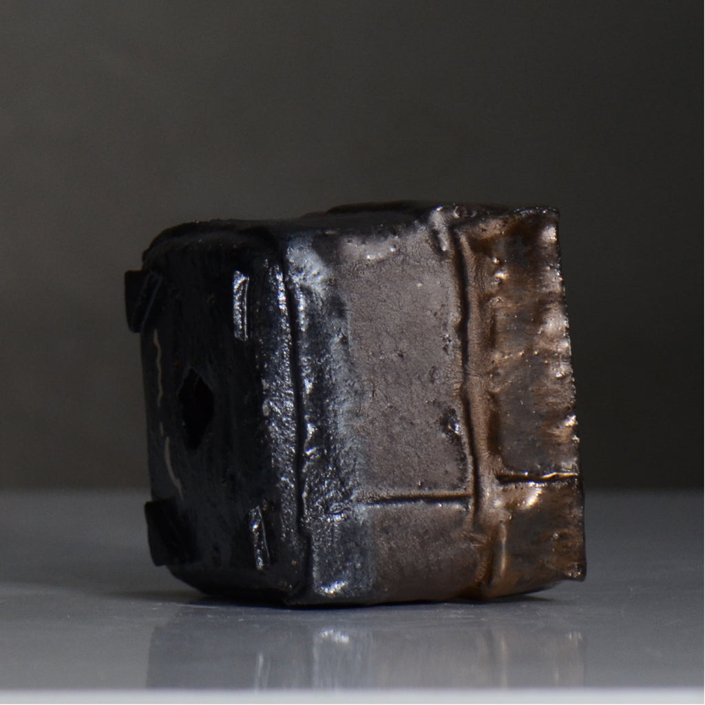川合 牧人 / cube ブロンズ / mk2_cb08_s / 約φ10cm / 植木鉢