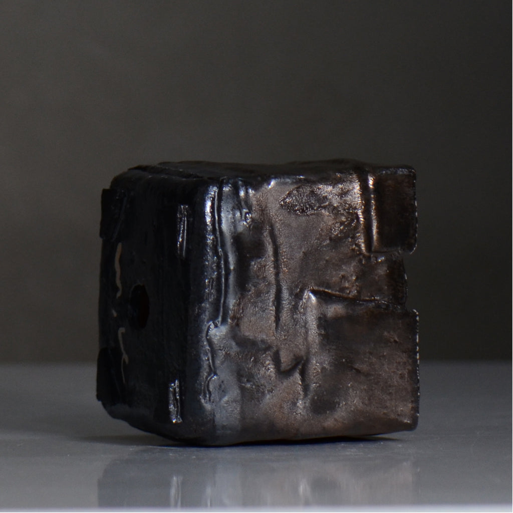 川合 牧人 / cubeブロンズ / mk2_cb09_s / 約φ9.5cm / 植木鉢