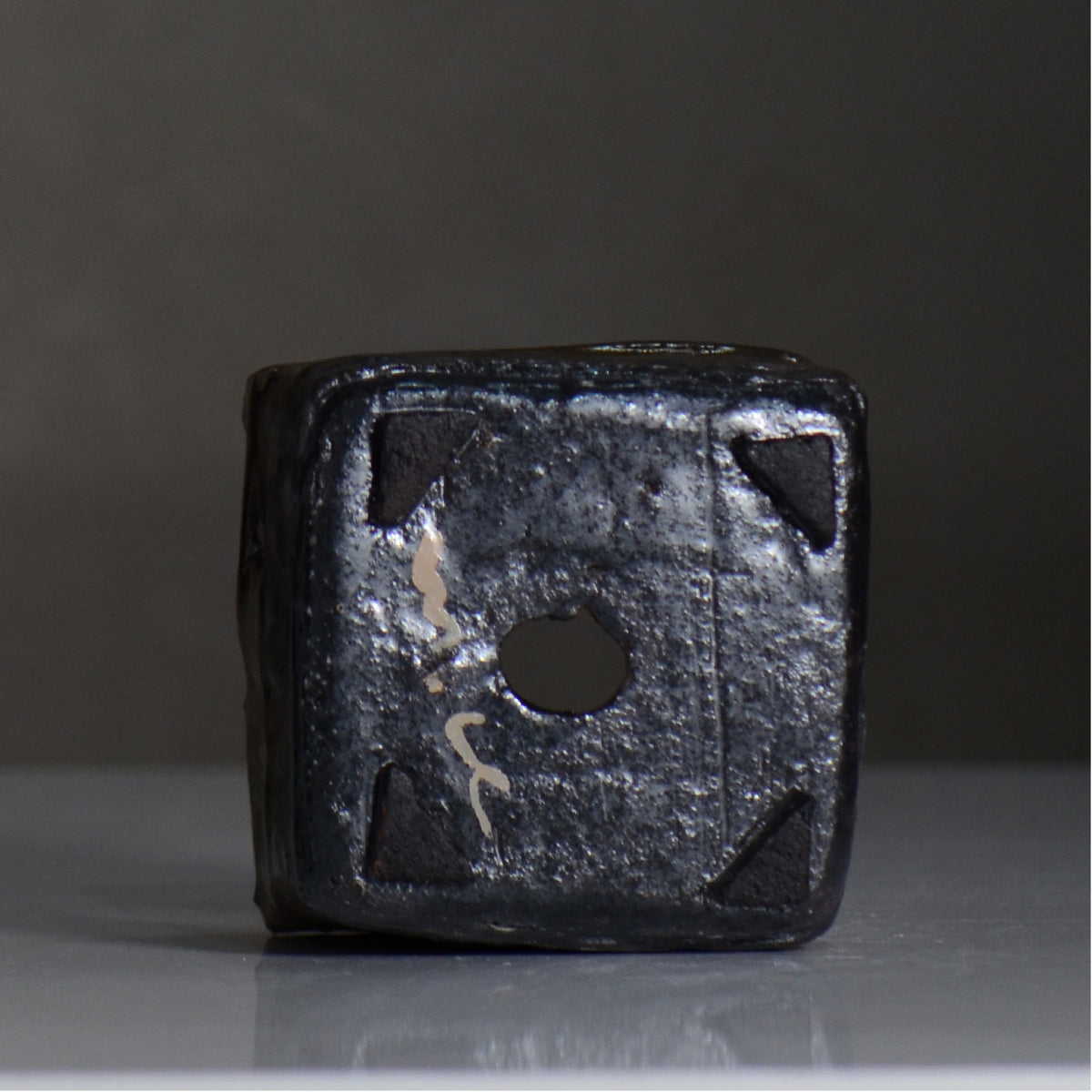川合 牧人 / cubeブロンズ / mk2_cb09_s / 約φ9.5cm / 植木鉢