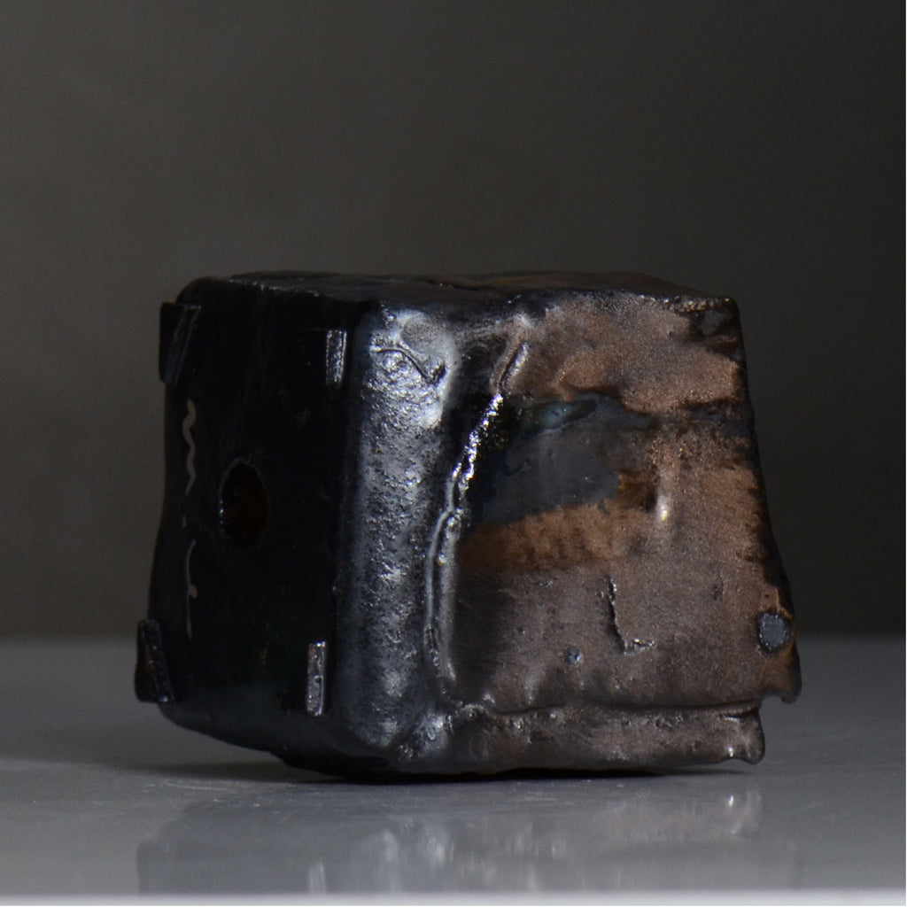 川合 牧人 / cube ブロンズ / mk2_cb10_s / 約φ10cm / 植木鉢