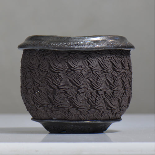 松井邦明 /  水沫  / mk3_mi05_l / 約 φ16.5cm / 植木鉢