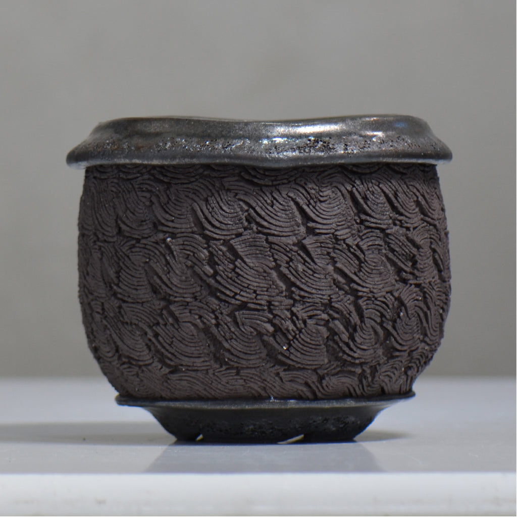 松井邦明 /  水沫  / mk3_mi05_l / 約 φ16.5cm / 植木鉢