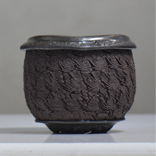 松井邦明 /  水沫  / mk3_mi05_l / 約 φ16.5cm / 植木鉢