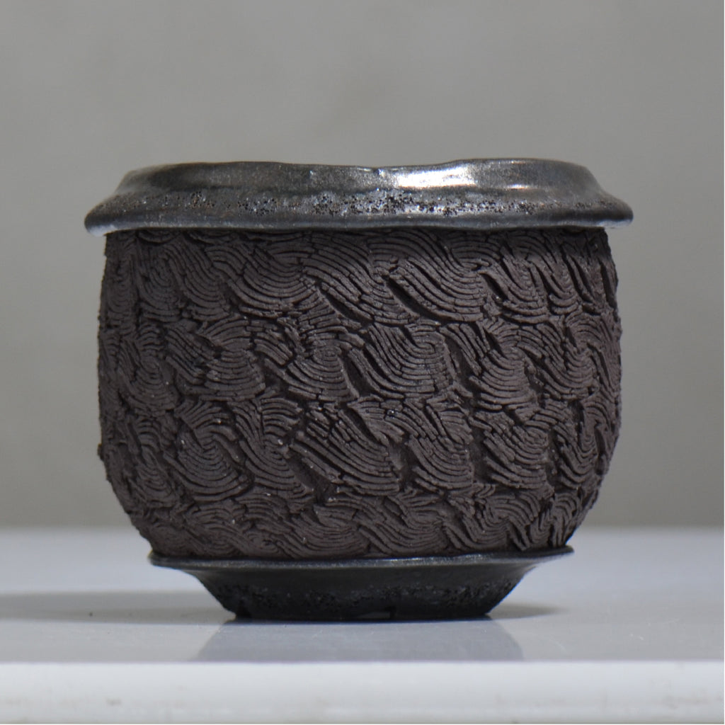 松井邦明 /  水沫  / mk3_mi05_l / 約 φ16.5cm / 植木鉢