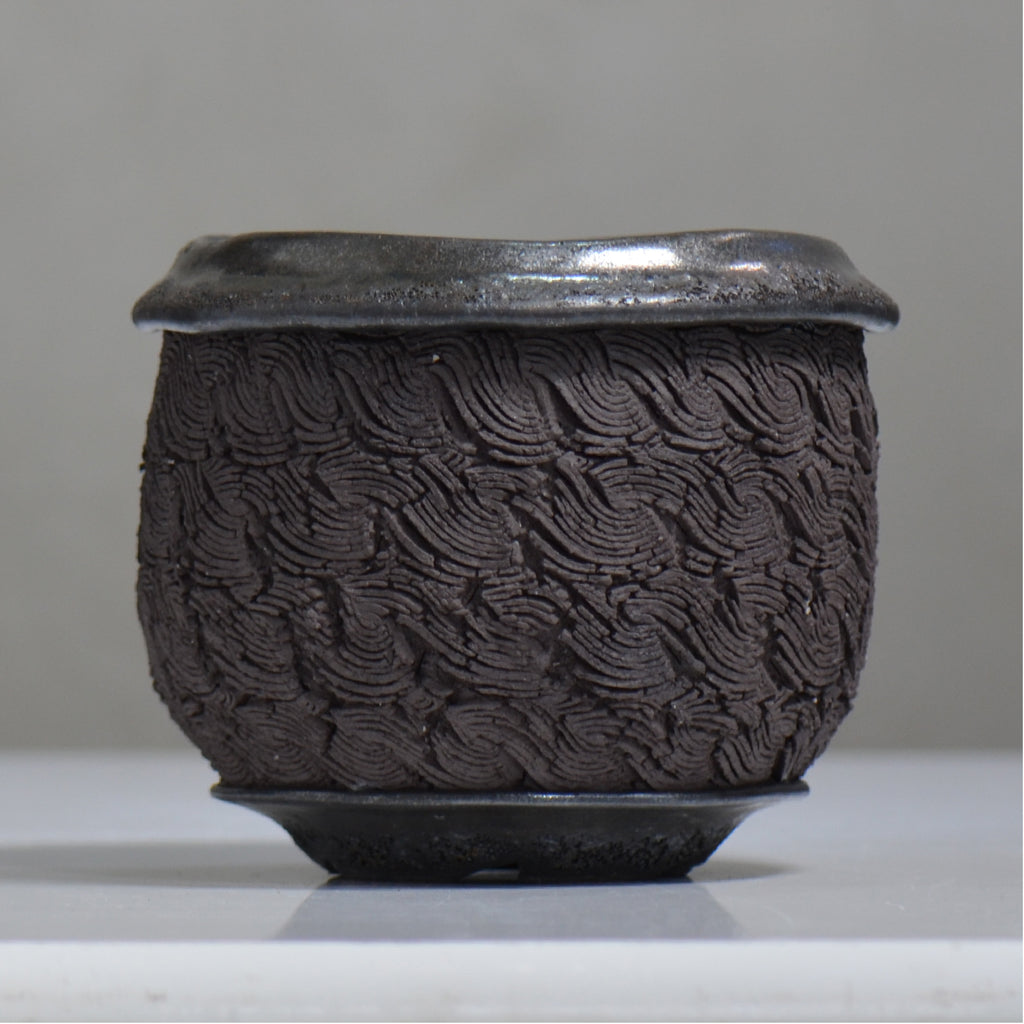 松井邦明 /  水沫  / mk3_mi05_l / 約 φ16.5cm / 植木鉢