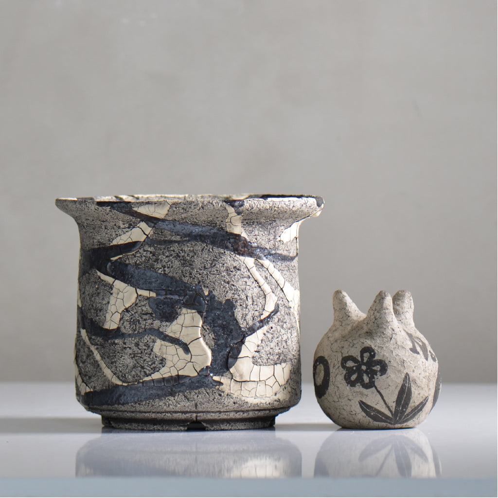 松井邦明 /  蔓  / mk4_kz09_l / 約 16cm / 植木鉢