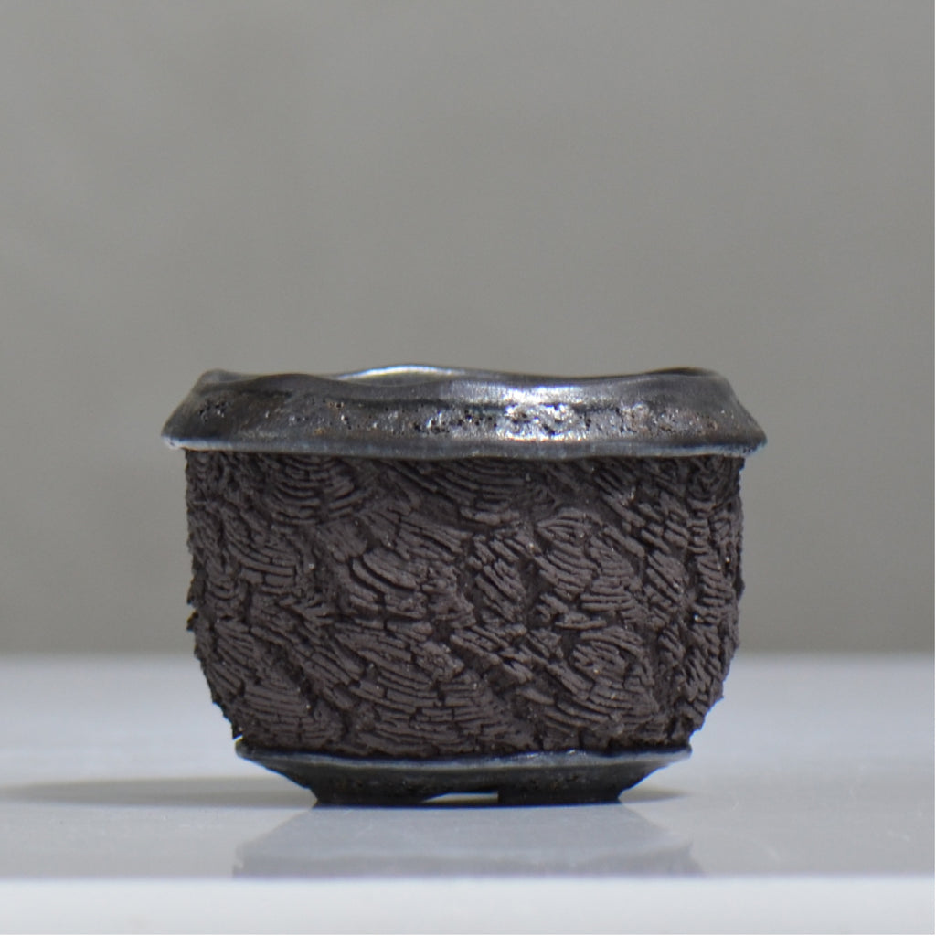 松井邦明 /  水沫  / mk4_ko03_s / 約 φ11.3cm / 植木鉢