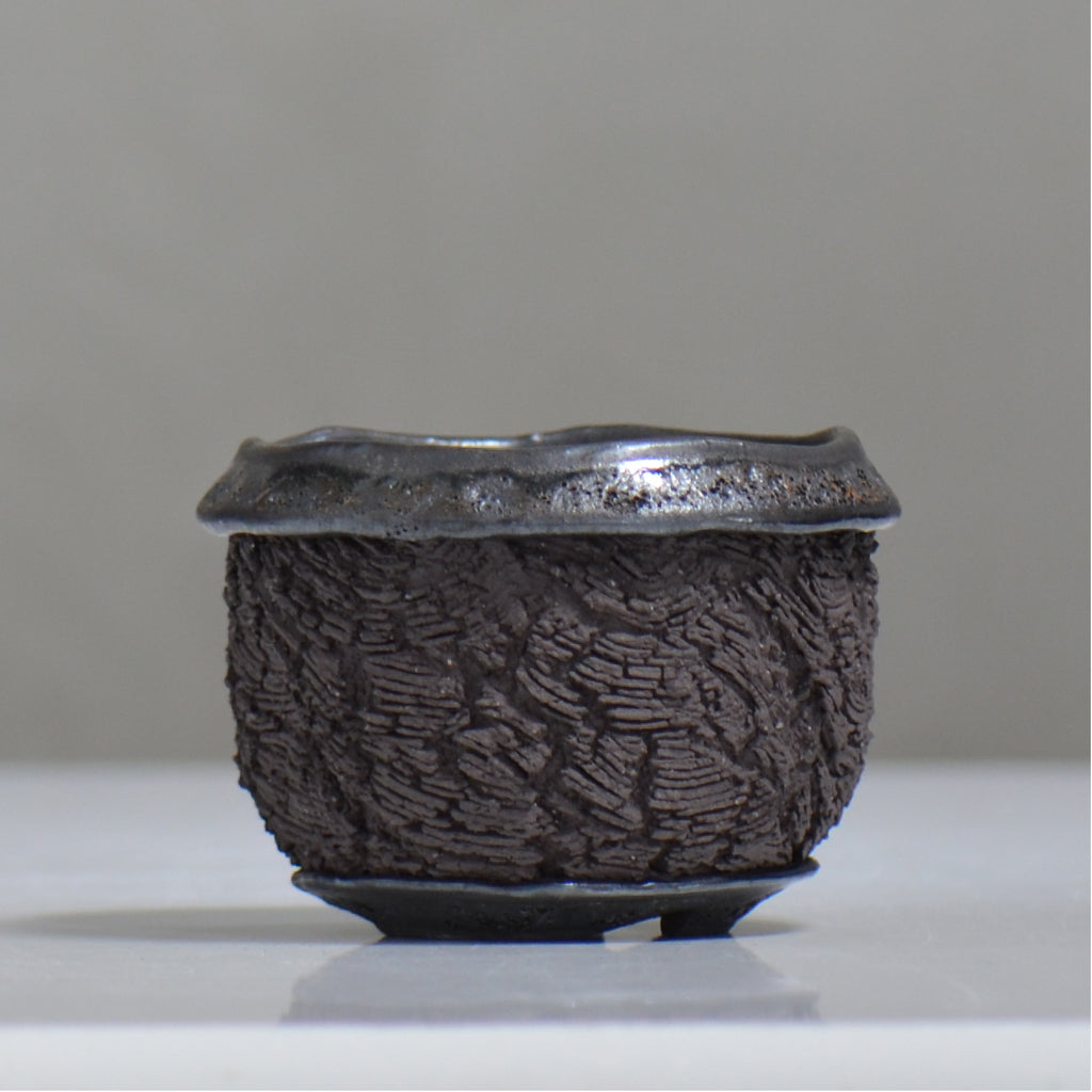 松井邦明 /  水沫  / mk4_ko03_s / 約 φ11.3cm / 植木鉢