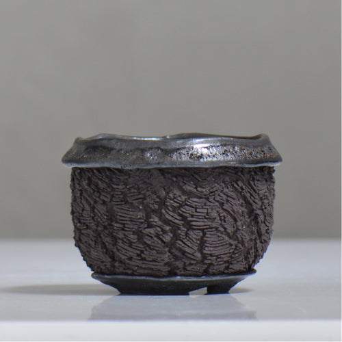松井邦明 /  水沫  / mk4_ko03_s / 約 φ11.3cm / 植木鉢