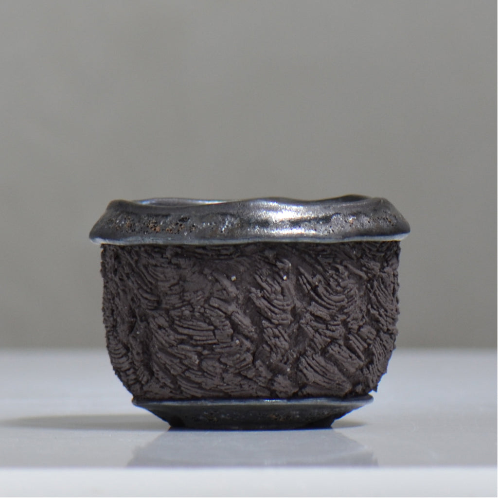 松井邦明 /  水沫  / mk4_ko03_s / 約 φ11.3cm / 植木鉢