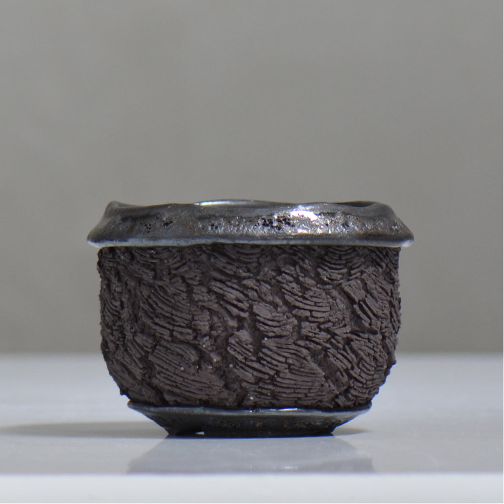 松井邦明 /  水沫  / mk4_ko03_s / 約 φ11.3cm / 植木鉢